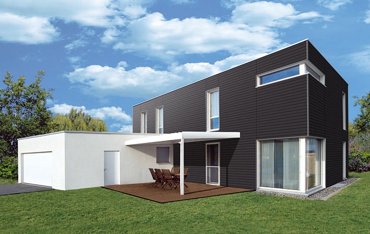 Produktbild von Fassade verkleiden mit Werzalit WPC Paneele